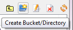 Create a bucket in S3 Organizer via the toolbar